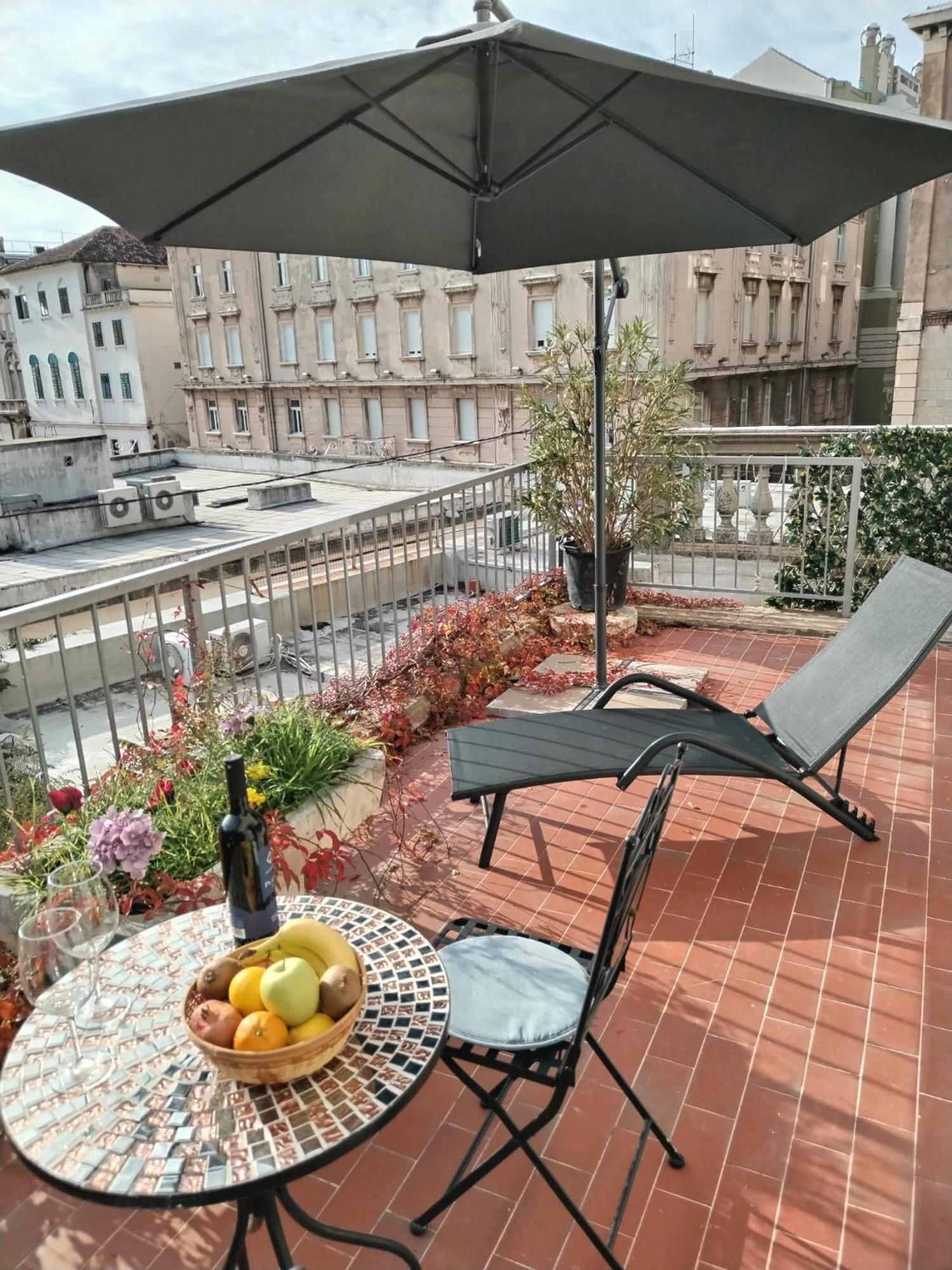 Sunny Terrace Apartment Split Exterior foto